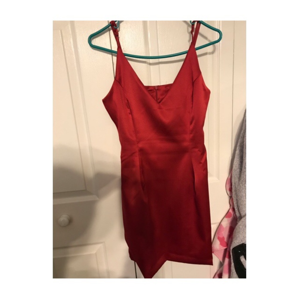 RED SELENA DRESS FASHION NOVA